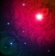 Floral Retro Background for Vintage Design N708