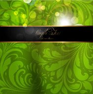Floral Retro Background for Vintage Design N709