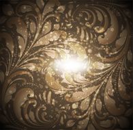 Floral Retro Background for Vintage Design N717