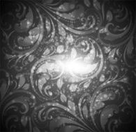 Floral Retro Background for Vintage Design N719