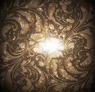 Floral Retro Background for Vintage Design N721