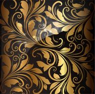 Floral Retro Background for Vintage Design N738