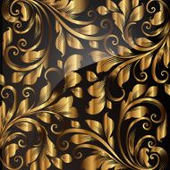 Floral Retro Background for Vintage Design N750