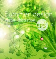 Floral Retro Background for Vintage Design N779