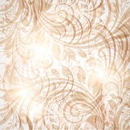 Floral Retro Background for Vintage Design N780
