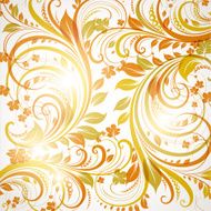 Floral Retro Background for Vintage Design N786