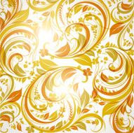 Floral Retro Background for Vintage Design N791