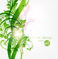 Floral Retro Background for Vintage Design N797