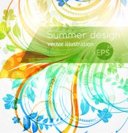 Floral Retro Background for Vintage Design N801