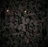 Floral Retro Background for Vintage Design N807