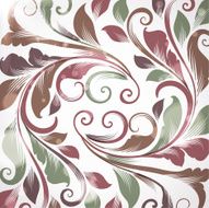 Floral Retro Background for Vintage Design N821