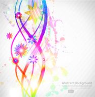 Floral Retro Background for Vintage Design N826