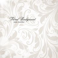 Floral Retro Background for Vintage Design N832