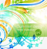 Floral Retro Background for Vintage Design N849