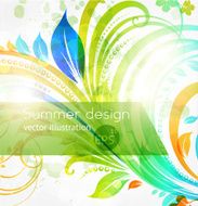 Floral Retro Background for Vintage Design N869