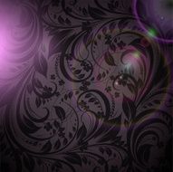 Floral Retro Background for Vintage Design N870