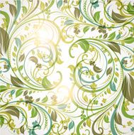 Floral Retro Background for Vintage Design N874
