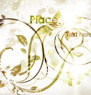 Floral Retro Background for Vintage Design N880
