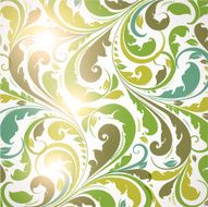 Floral Retro Background for Vintage Design N885