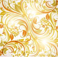 Floral Retro Background for Vintage Design N903