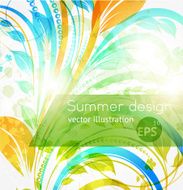Floral Retro Background for Vintage Design N904