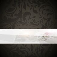 Floral Retro Background for Vintage Design N906