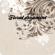 Floral Retro Background for Vintage Design N907