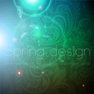 Floral Retro Background for Vintage Design N918