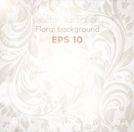 Floral Retro Background for Vintage Design N919