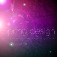 Floral Retro Background for Vintage Design N920