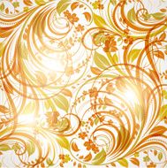 Floral Retro Background for Vintage Design N935