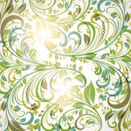 Floral Retro Background for Vintage Design N948