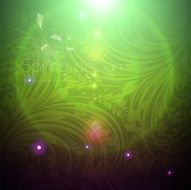 Floral Retro Background for Vintage Design N953