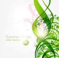 Floral Retro Background for Vintage Design N978