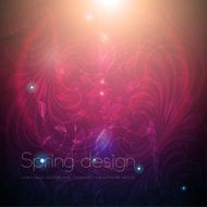 Floral Retro Background for Vintage Design N983
