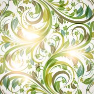 Floral Retro Background for Vintage Design N993