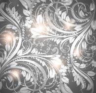 Floral Retro Background for Vintage Design N995