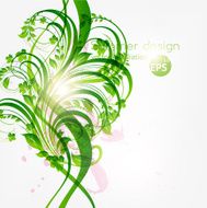 Floral Retro Background for Vintage Design N996