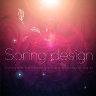 Floral Retro Background for Vintage Design N1021