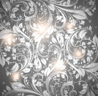 Floral Retro Background for Vintage Design N1023