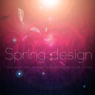 Floral Retro Background for Vintage Design N1026
