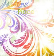 Floral Retro Background for Vintage Design N1028