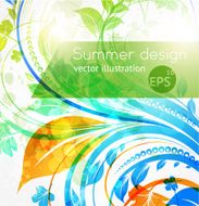 Floral Retro Background for Vintage Design N1041