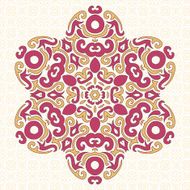 Abstract Vector Ornament in Tribal Style N3