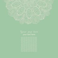 Vintage invitation card N97