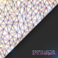 Abstract geometric card