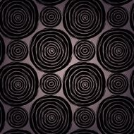 Decorative black ethnic doodle seamless texture