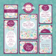 Set of wedding cards N14
