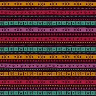 Bright colorful seamless texture with geometric elements
