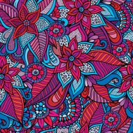 Floral ornamental pattern